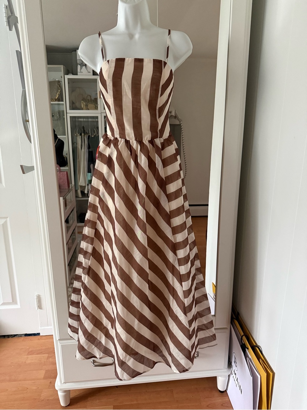NWT Commense Striped cami Dress - XS - Picture 3 of 8